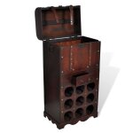 Casier à vin - parfait meuble range bouteille pour 9 bouteilles en bois Casier à vin - parfait meuble range bouteille pour 9 bouteilles en bois