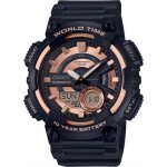 Montre de sport - casio - aeq - 110w - 1a3vdf - r�sistance � leau 100m - bracelet en r�sine - diam�tre ...