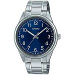 Montre quartz homme - casio collection mtp - v005d - 2b4 - bleu - acier inoxydable - 3 atm