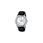Casio mod. mtp - v006l - 7b - quartz. day + date leather strap. ss case Casio mod. mtp - v006l - 7b - quartz. day + date leather strap. ss case