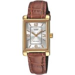 Montre - casio - rectangulaire - cuir vritable - quartz - tanchit wr iso 22810