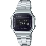 Casio montre vintage mirror face a168wem - 1ef - mixte - argent et noir Casio montre vintage mirror face a168wem - 1ef - mixte - argent et noir