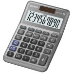 Casio ms - 100fm calculatrice de bureau gris ecran: 10  pile(s) solaire (l x h x p) 101 x 148. 5 x 27. ...
