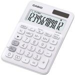 Calculatrice de bureau - casio - ms - 20uc - pk - rose - �cran 12 solaire - dimensions 105x23x149. 5 ...