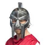 Casque armure gladiateur adulte - marque - mod�le - noir bross� - gris - ext�rieur