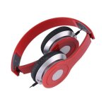 Casque audio rebeltec city avec micro sur - oreille jack 35mm - rouge Casque audio rebeltec city avec micro sur - oreille jack 35mm - rouge