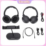 Casque audio tv sans fil double avec base de charge et �metteur bluetooth 5. 4 voie claire faible latence ...