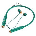 Casque bluetooth 5. 1 avec micro écouteurs tour de cou fonctionnant 24h sur 24 vert Casque bluetooth 5. 1 avec micro écouteurs tour de cou fonctionnant 24h sur 24 vert
