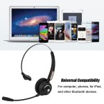 Casque bluetooth call center ebtools - suppression du bruit - 12 heures dappels