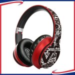 Casque bluetooth sans fil zgkwl el - b1 - audio st�r�o hi - fi - rouge