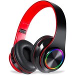 Casque bluetooth sans fil - lumi�res color�es / pliable / microphone int�gr� - bluetooth 5. 0 / port�e ...