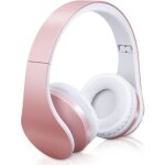 Casque bluetooth sans fil powerlocus - rose - casque audio stéréo pliable avec micro intégré - micro ... Casque bluetooth sans fil powerlocus - rose - casque audio stéréo pliable avec micro intégré - micro ...