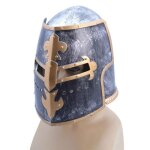 Casque chevalier - bh615 - costume de d�guisement m�di�val et gothic - bleu - gar�on - enfant