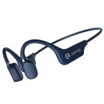 Casque � conduction osseuse - bluetooth - sans fil - ipx8 - 250 heures dautonomie en veille - bleu