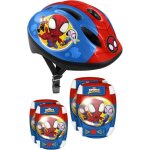 Casque + coudières / genouillères stamp - spidey pour enfant - glisse urbaine Casque + coudières / genouillères stamp - spidey pour enfant - glisse urbaine