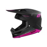 Casque cross shot race gear furious draw pink matt - casque motocross enduro quad scooter - ultra l�ger ...