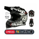 Casque de cross wtcxvt5 casque de moto int�gral casque de karting tout - terrain professionnel r�sistant ...