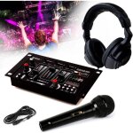 Casque dj sono + table de mixage dj21 - usb - mkii ibiza sound + micro dynamique noir