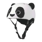 Casque enfant - micro mobility - panda 3d - lumi�re int�gr�e 3 modes - boucle magn�tique - 8 a�rations ...