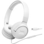 Casque filaire - jbl tune 520 c - usb - c - hi - res audio - blanc
