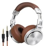 Casque filaire professionnel studio pro dj avec micro - pro silver - oneodio