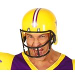 Casque de football am�ricain adulte jaune - accessoire de d�guisement