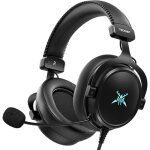 Casque gaming avec fil et micro casque gamer pour xbox series x / s xbox one ps5 ps4 pc casque pc son ...