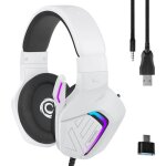 Casque gaming filaire avec micro r�glable compatible ps5 ps4 switch 2 xbox pc mac casque gamer � led ...
