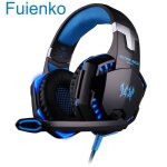 Casque gaming g2000 fuienko - micro - casque gamer avec audio st�r�o basse profonde - r�ducteur de bruit ...