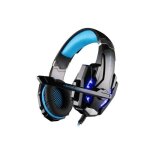 Casque gaming kotion each g9000 35mm jack filaire avec micro stro - bleu