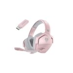 Casque gaming nubwo g06 sans fil usb bluetooth avec microphone pour ps5 ps4 pc ns - rose