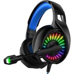 Casque gaming ps4 ilf� ultra - l�ger st�r�o lumi�re bass anti - bruit led pour xbox one laptop smartphone ...