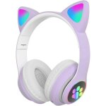 Casque de jeu stéréo pliable avec microphone pour enfants avec oreilles de chat et lumière led clignotante ... Casque de jeu stéréo pliable avec microphone pour enfants avec oreilles de chat et lumière led clignotante ...