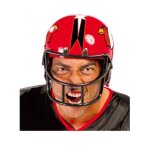 Casque joueur football rouge adulte - rouge - accessoire de d�guisement