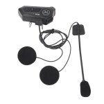 Casque de moto bluetooth - dilwe - y10 - communication bidirectionnelle - autonomie 30h - rechargeable ...