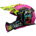 Casque moto cross enfant ls2 mx437 fast ii mini gorilla
