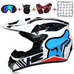 Casque moto enfant et adulte motocross casque hors - rouge noir