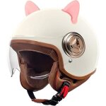 Casque de moto - enfants - demi - casque - coque abs renforce - lger - confortable