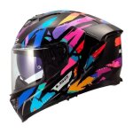Casque moto int�gral ls2 ff818 storm iii kaos