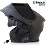 Casque moto modulable bluetooth casques int�gral flip - up modulables casque de moto scooter avec anti ...