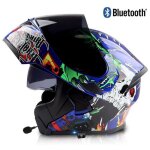 Casque moto modulable bluetooth casques modulables casque de moto scooter avec anti - bu�e visi�re pour ...