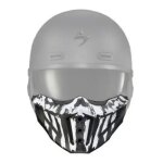 Casque moto modulable scorpion exo - tech chin bar square - blanc - xl