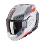 Casque moto modulable scorpion exo - tech evo socius - gris - l (59 / 60 cm)