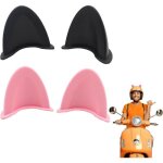 Casque de moto oreilles de chat autocollantmoto oreilles chat accessoiresmignon oreilles de chat pour ...
