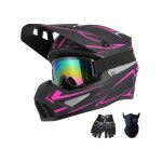 Casque de moto tout - terrain pour adulte dot casque int�gral pour motocross quad bmx mx 4 roues descente ...