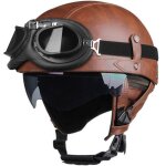 Casque moto casque vintage casque harley lunettes vintage casque moto de la personnalit� quatre saisons ...