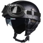 Casque moto casque vintage casque harley lunettes vintage casque moto de la personnalit� quatre saisons ...