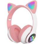 Casque avec oreilles de chat mignon - bluetooth 5. 0 sans fil - rose - idéal pour le sport et les voyages ... Casque avec oreilles de chat mignon - bluetooth 5. 0 sans fil - rose - idéal pour le sport et les voyages ...