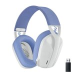 Casque pc logitech g435 lightspeed sans fil, bluetooth, avec micro - blanc Casque pc logitech g435 lightspeed sans fil, bluetooth, avec micro - blanc