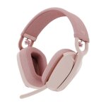 Casque pc logitech zone vibe 100 casque d''ecoute leger sans fil avec micro anti - bruit - rose